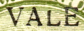 Nicaragua stamps 1913 surcharges Locomotive 5c/50c Broken 'V' in 'VALE'